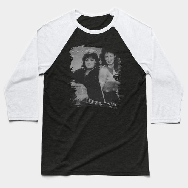 The Judds // Retro poster Baseball T-Shirt by Degiab